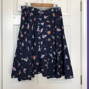 Hell Bunny Space Circle Skirt